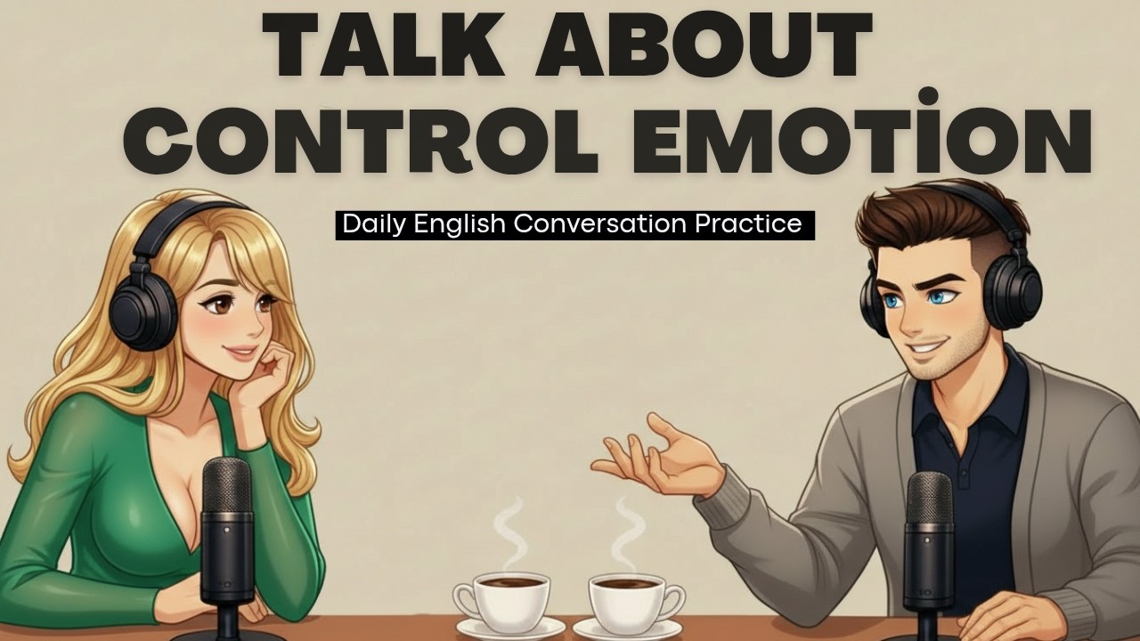 Daily English Conversation Practice | Talking About Self-Control & Emotional Strength