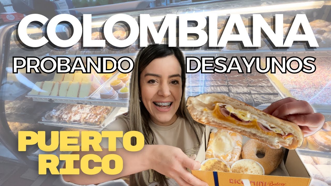 Así son los desayunos en PUERTO RICO/ Panaderías en #PR / The best breakfast in #puertorico 🇵🇷 #vlog