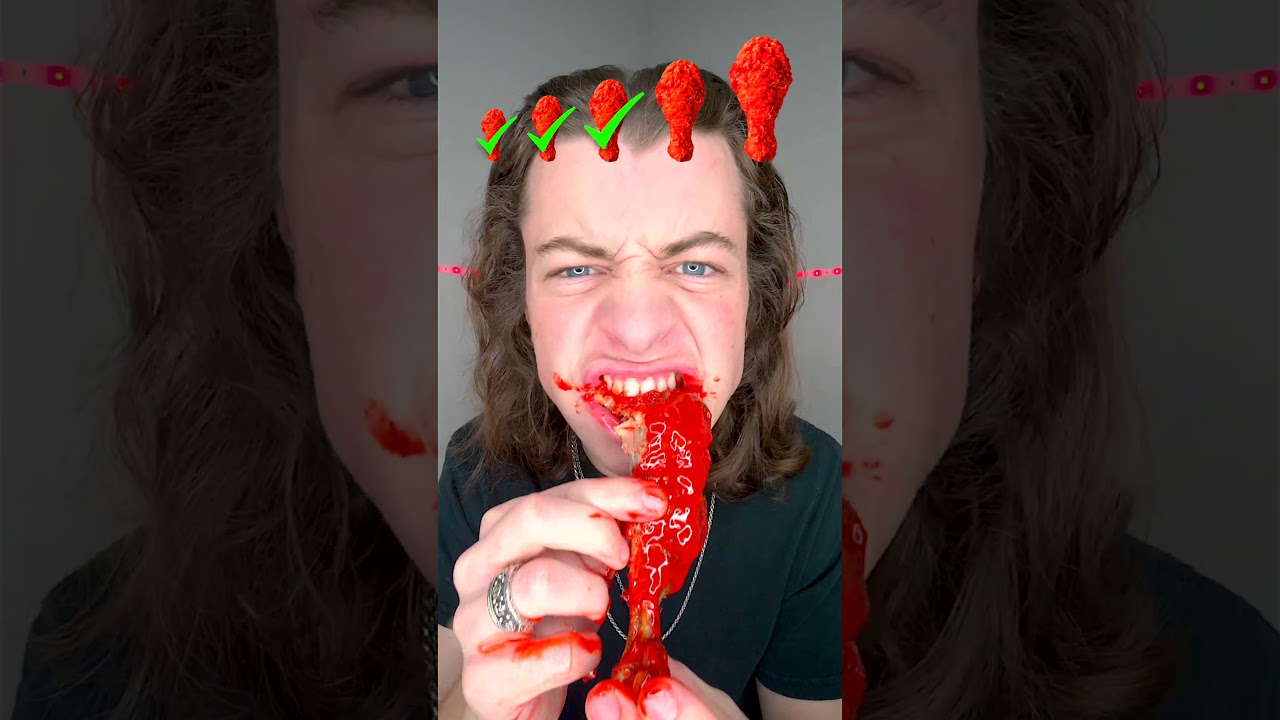 Маленькое, большое, гигантское острое куриное крылышко!? 🥵