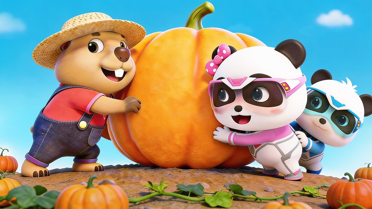 The Pumpkin Gets Bigger | Fun Adventure | Super Rescue Team | Kids Cartoon | BabyBus TV