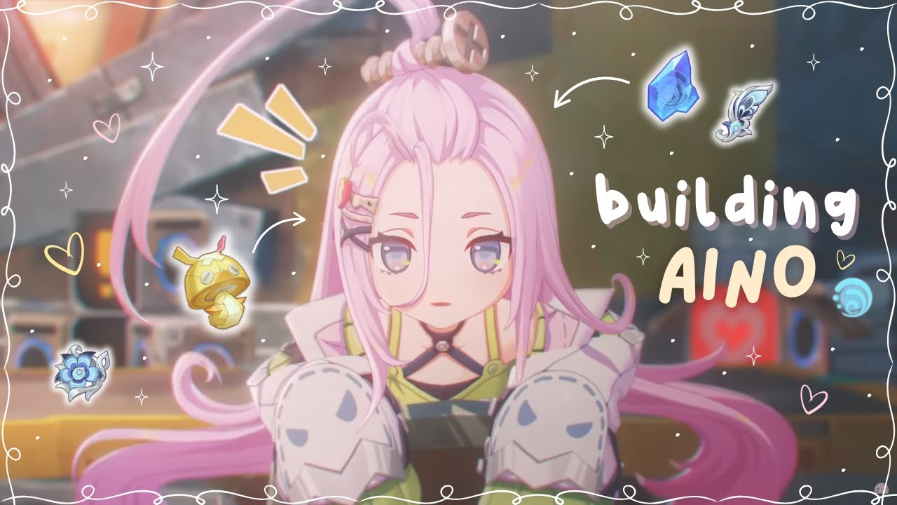 создание айно! (прокачка, оружие, артефакты, таланты) ₊🎀ɞ ₊˚| уютный геймплей Genshin