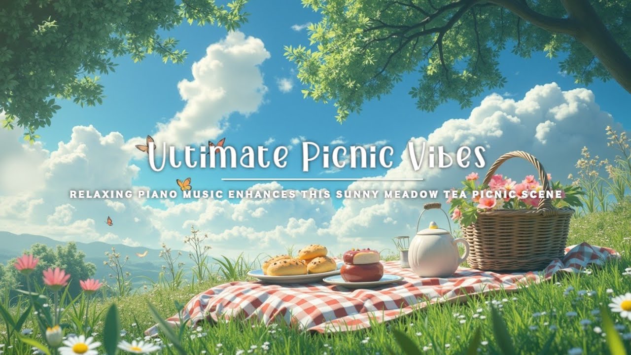 Soft Piano Music for Cozy Afternoon Tea - Spring Blossom Ambiance with Instrumental Soundtrack