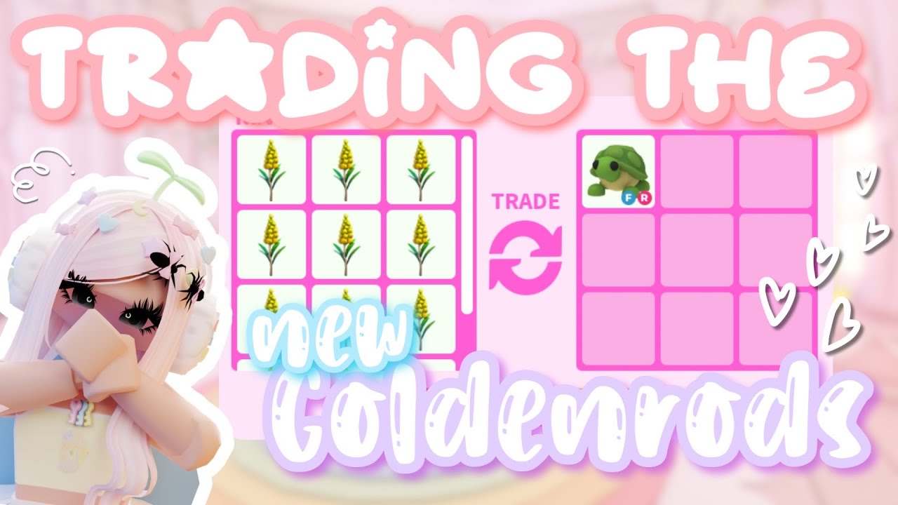 ˚୨୧⋆｡˚ TRADING LOTS OF GOLDENRODS! | Trading Video - #adoptme #adoptmetrades ♡༊*·˚