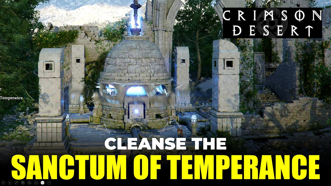 Cleanse the Sanctum of Temperance Puzzle | Crimson Desert