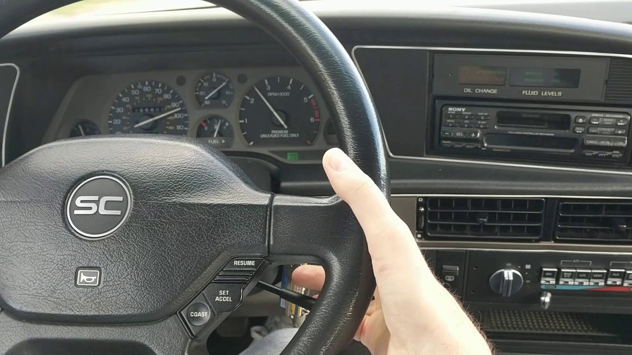 1989 Ford Thunderbird SC Super Coupe Supercharged