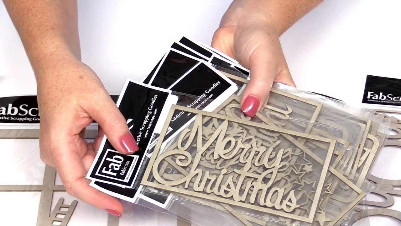 Fab Scraps Chipboard Embellishements