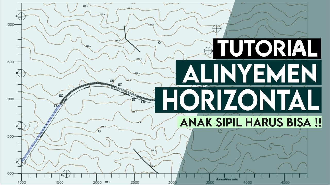 Pembuatan Tikungan dan Alinyemen Horizontal | Geometri Jalan #2