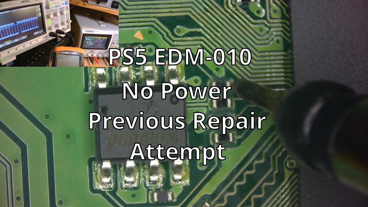 #179 Repair of PS5 No Power EDM-010