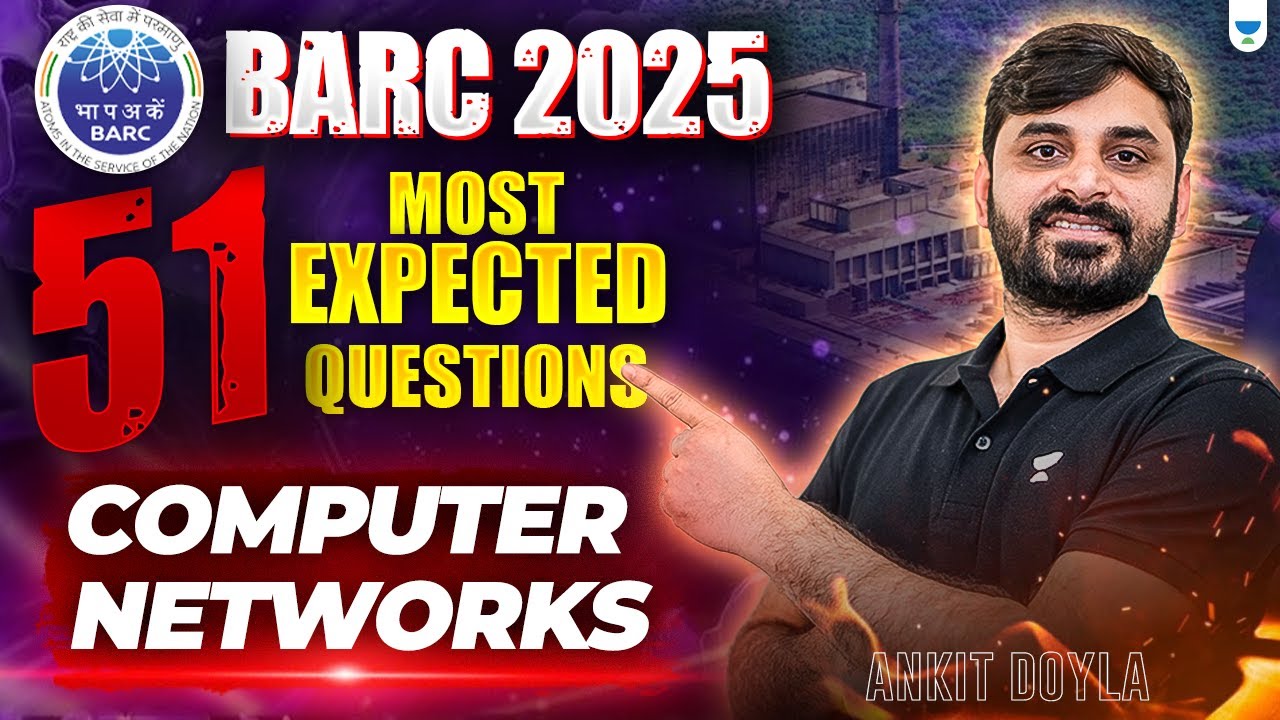 BARC 2025: 51 Must-Know Computer Networks Questions | Expert Tips by Anikt Doyla