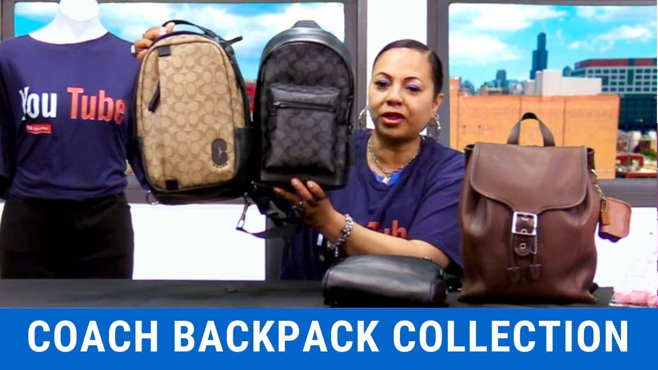 Coach Backpack Collection 2023: Signature Edge Pack, Graham, West Pack in Signature Canvas & Vintage