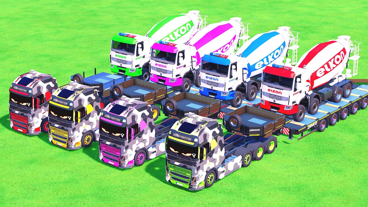 Transporting American Giant Mixer Trucks The Most Insane Mission Ever! 🚛 FS22 #9