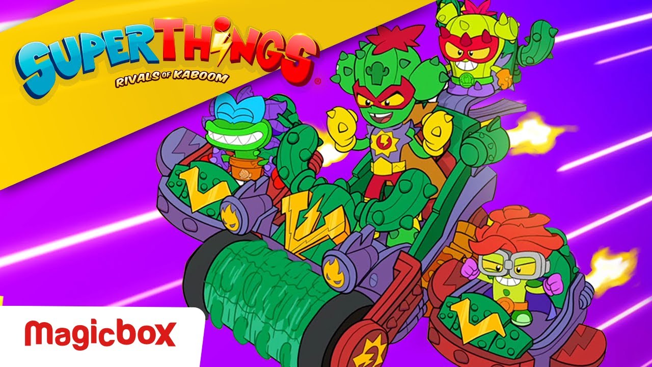 EPISODE SUPERTHINGS 🌵 SPIKE ROLLER and the cactus invasion 🌵 | Cartoons SERIES  for Kids