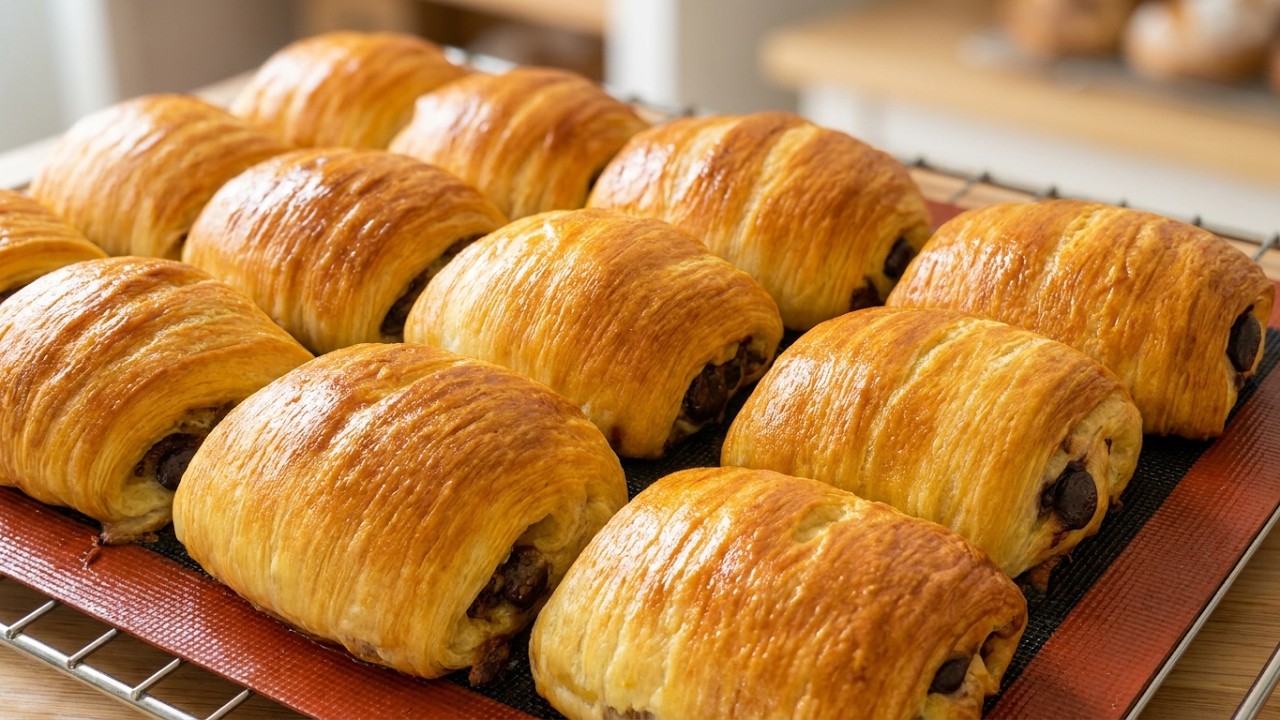 The Best French Brioche with Pastry Cream and Chocolate Chips