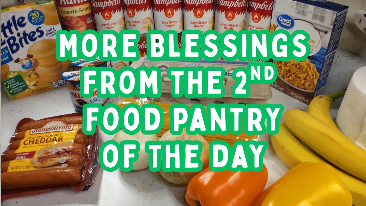 Blessed With A 2nd Food Pantry Haul / Food Bank / I Believe It Happened For A Reason / Chat & Cook
