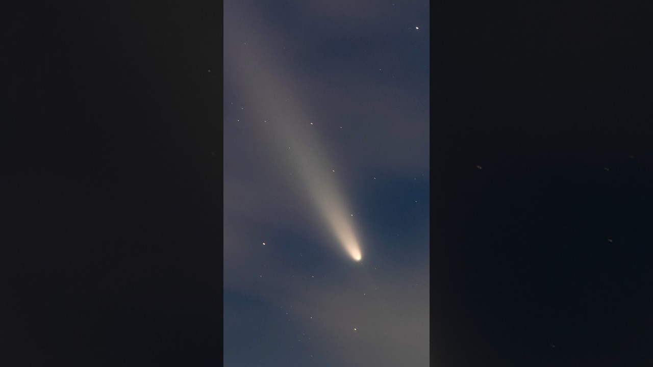 Comet C2023A3, captured from a dark site #comet #cometA3