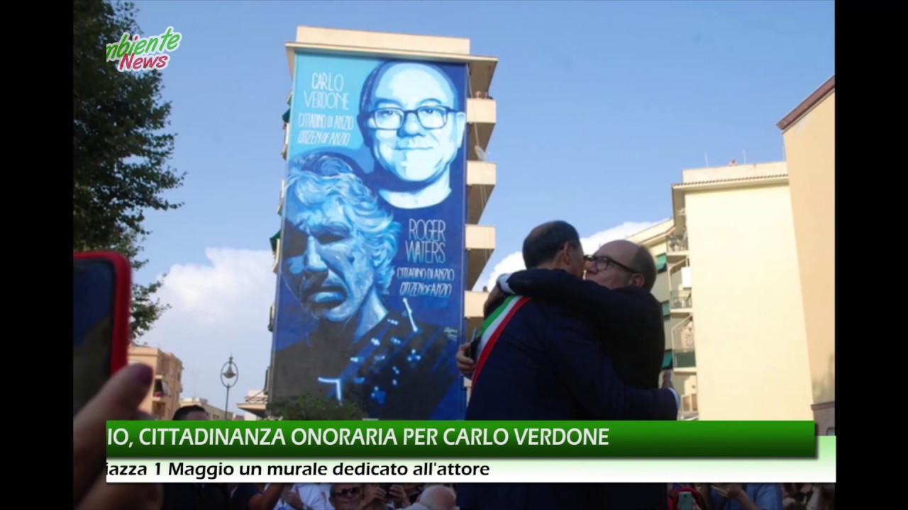 Anzio, cittadinanza onoraria per Carlo Verdone