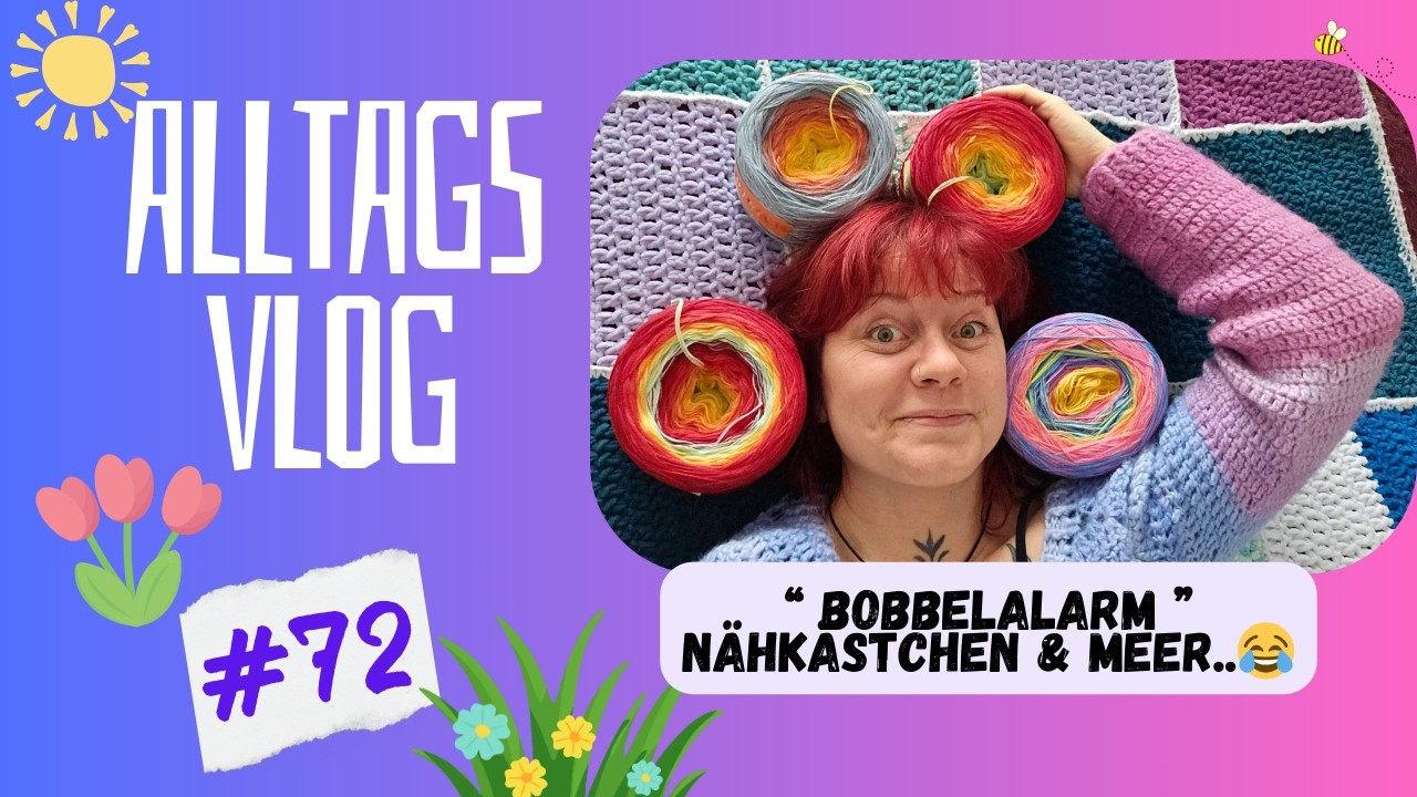 #72 Alltags- Vlog -🙃Wir öffnen dieses Wollpaket ! 😳 Bobbel-Unboxing!🧶 😱💕😂 #vlog  #häkeln