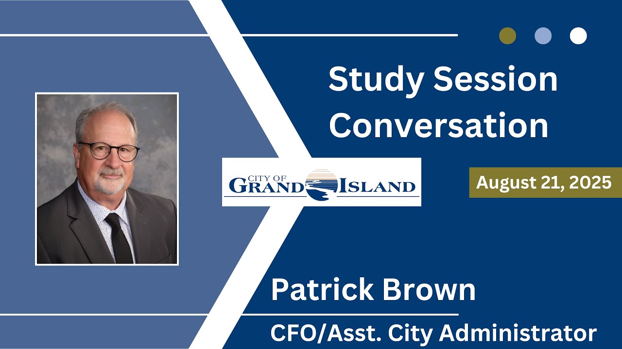 Study Session Conversation // Pat Brown, CFO & Assistant City Administrator // Thursday, August 21
