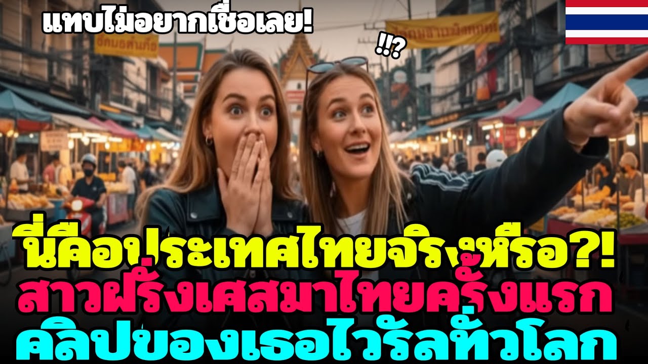 นี่คือกรุงเทพฯ!” สาวนอร์เวย์ครั้งแรกตะลึงย่านดัง วิดีโอไวรัลทั่วโลก