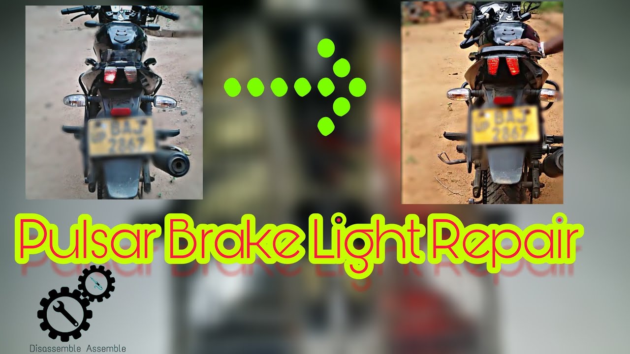 Pulsar Rouser Brake Light Repair | Pulsar Rouser 150 180 Brake Light Repair|Disassemble Assemble