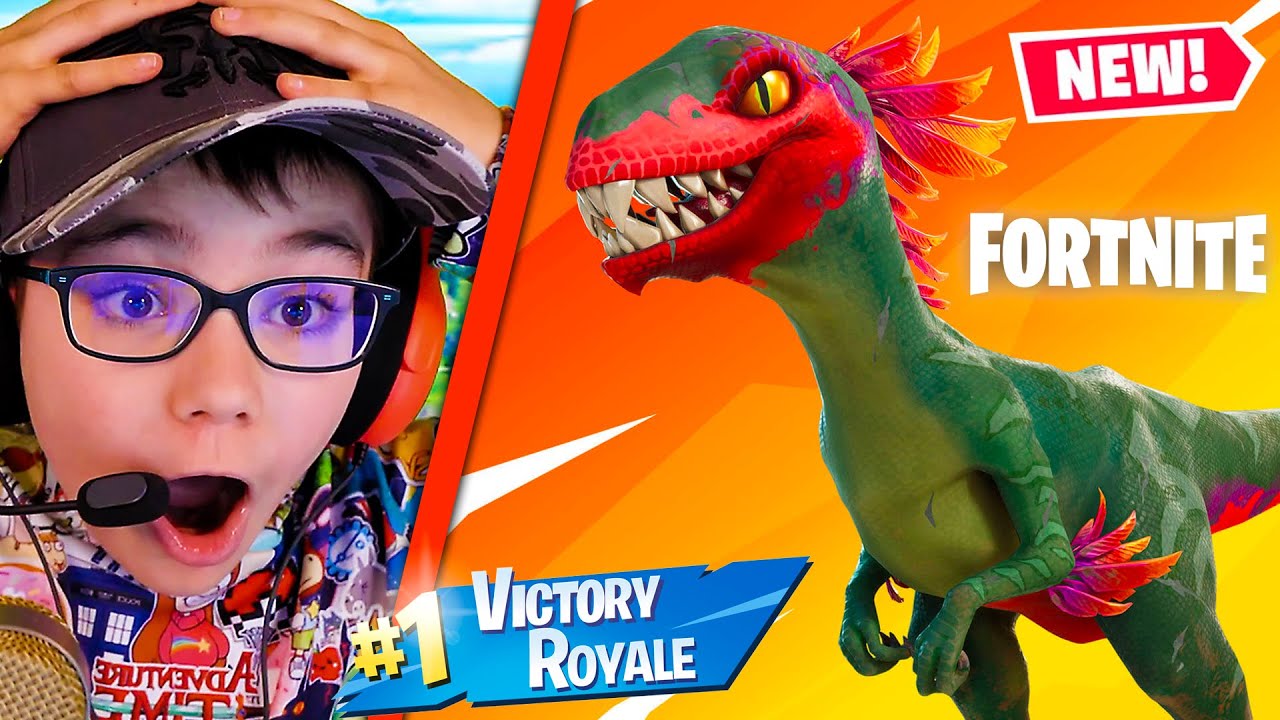JE DÉCOUVRE LES DINOSAURES DE FORTNITE ! (J’essaie d’apprivoiser les raptors)