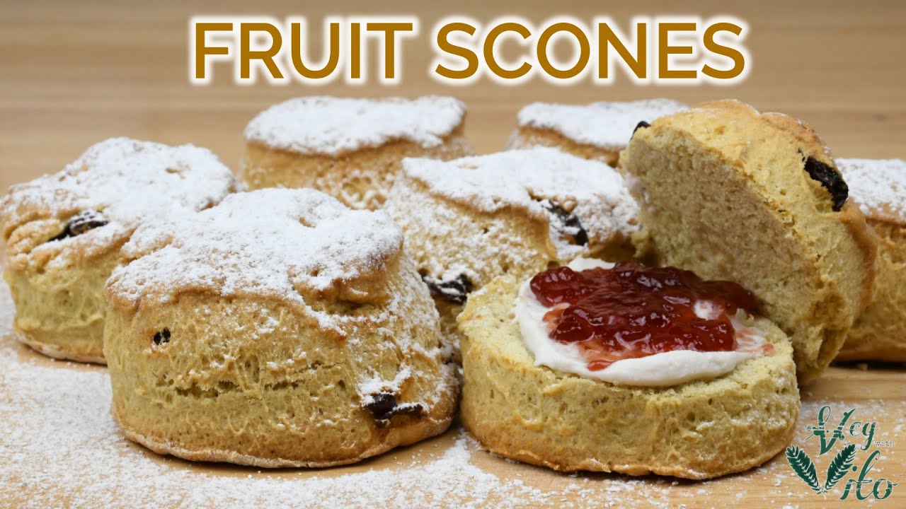 Vegan Scones | Easy Fruit Scone Recipe