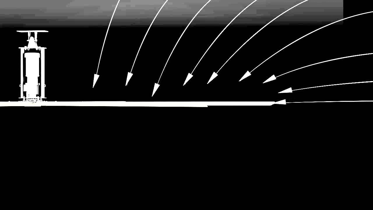 HVLS Ceiling Fan Cooling Animation - MacroAir Fans
