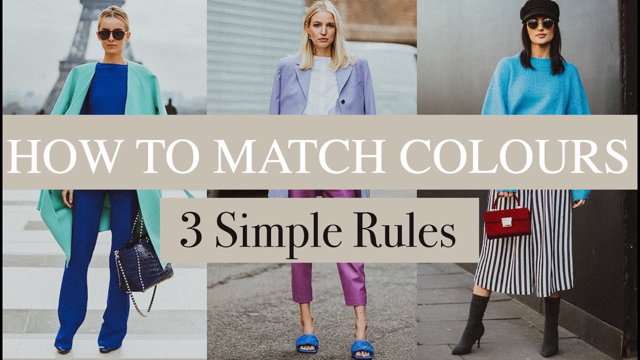 HOW TO MATCH COLOURS. Part 1 // 3 Easy Ways to Wear Colour