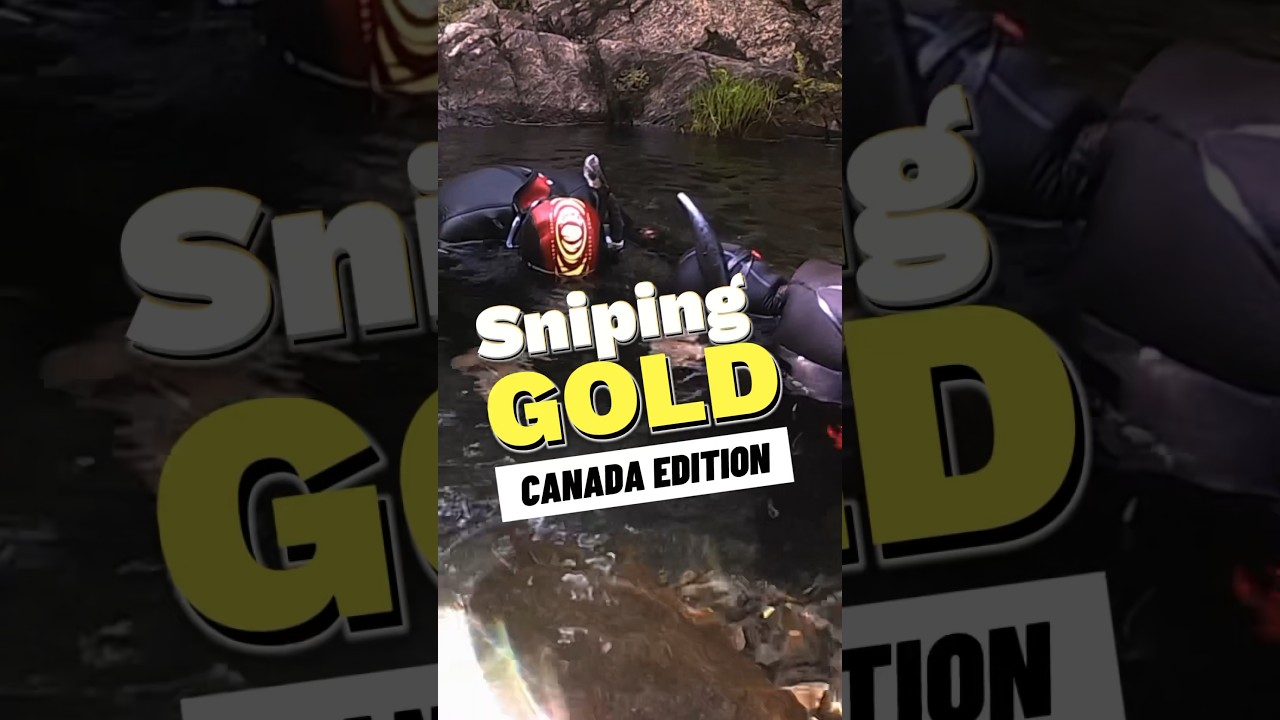 @chrisundertaking Sniping for Gold Nuggets in Canada 🇨🇦 #goldrush #crevicingforgold #goldnugget