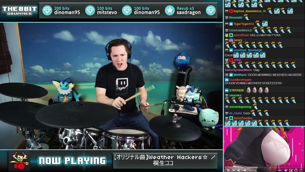 The8BitDrummer // Kiryu Coco - Weather Hackers☆