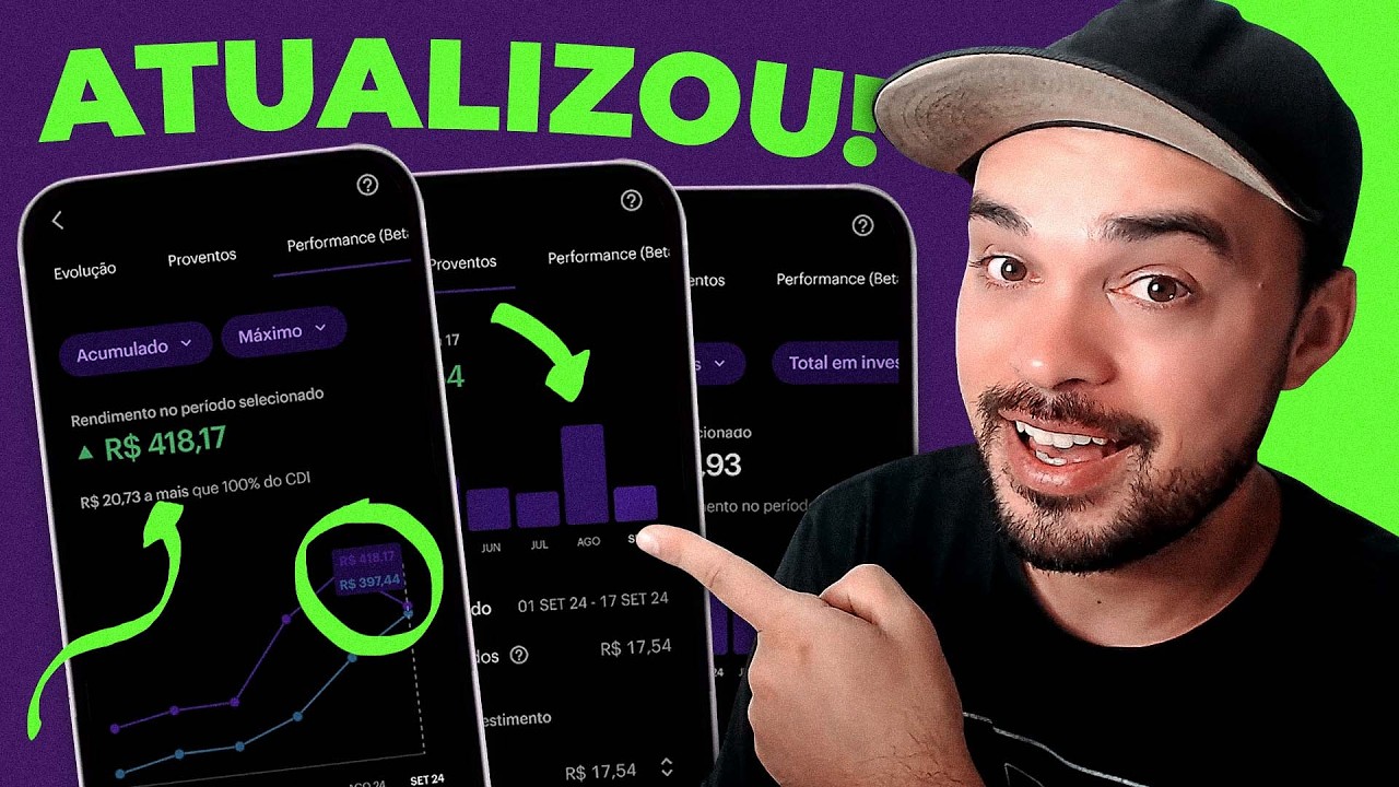 NOVA TELA de RENTABILIDADE no app do NUBANK - Como acompanhar seus INVESTIMENTOS do jeito CERTO