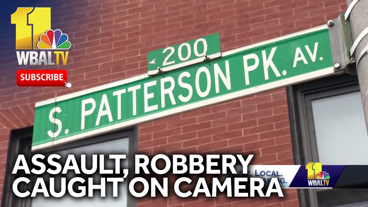 Assault, robbery caught on camera in Butchers Hill