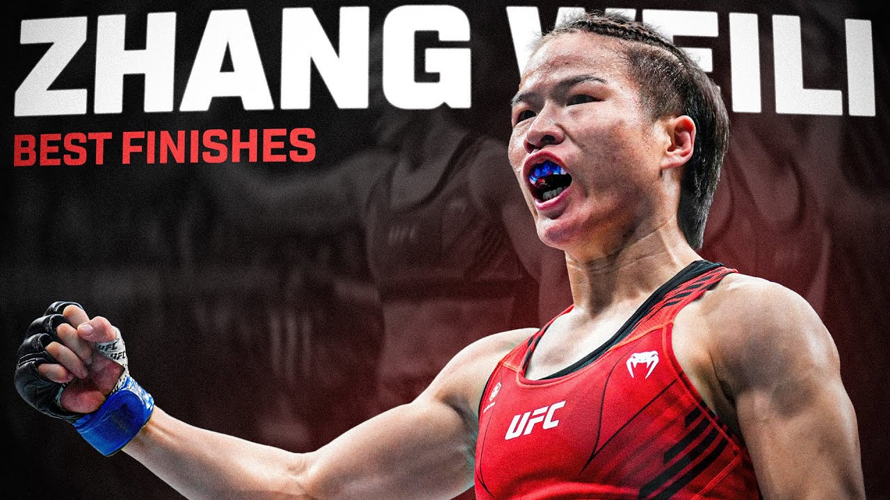 Вот и всё! 🏆 | Лучшие добивания Чжан Вэйли | UFC 300