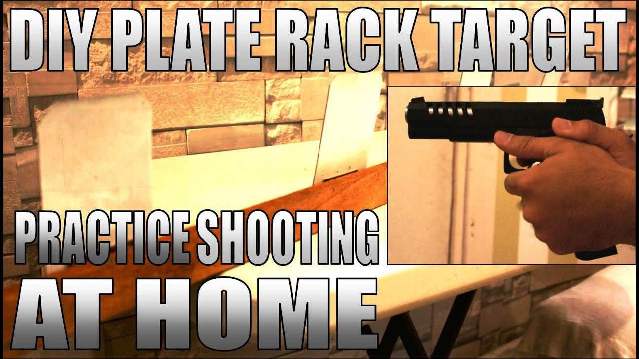 EASY DIY Plate Rack Target For Airsoft