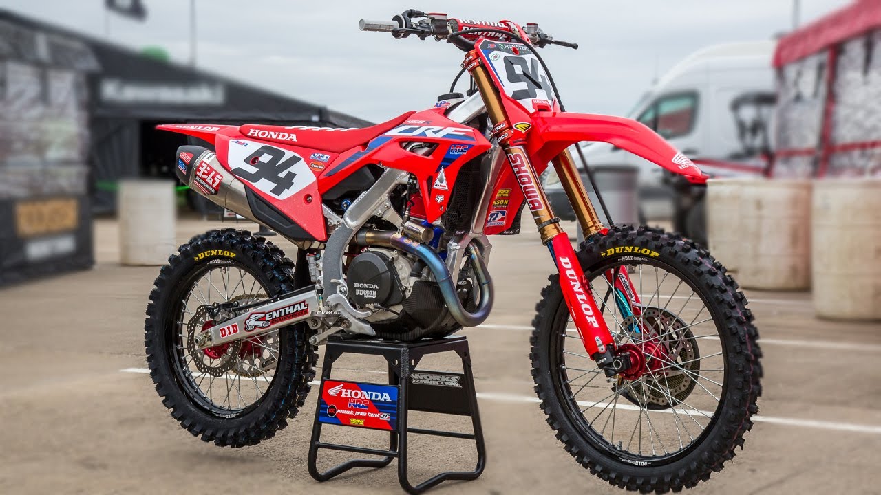 Внутри завода Кена Рокзена Honda CRF450R — журнал Motocross Action