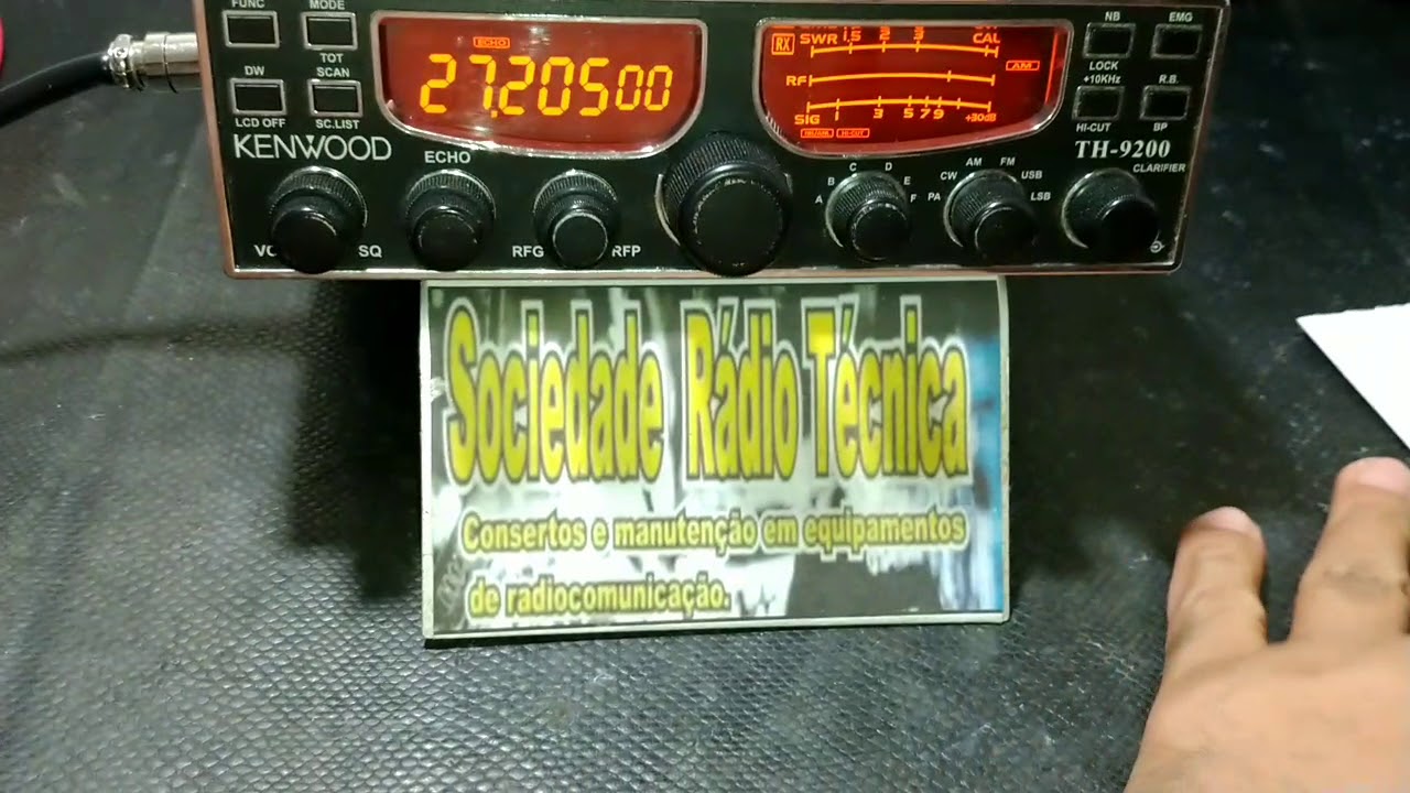 " PEQUENAS MELHORIAS NO RÁDIO KENWOOD TH9200 DO CLIENTE FERNANDO DE SÃO BERNARDO DO CAMPO/SP "