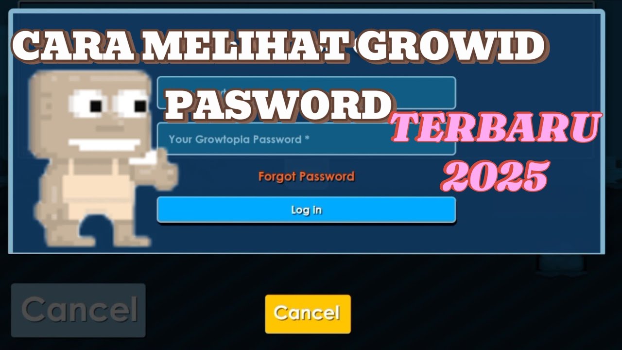 Cara melihat growID dan mengganti pasword growtopia terbaru 2025 #growtopiaindonesia #growtopia