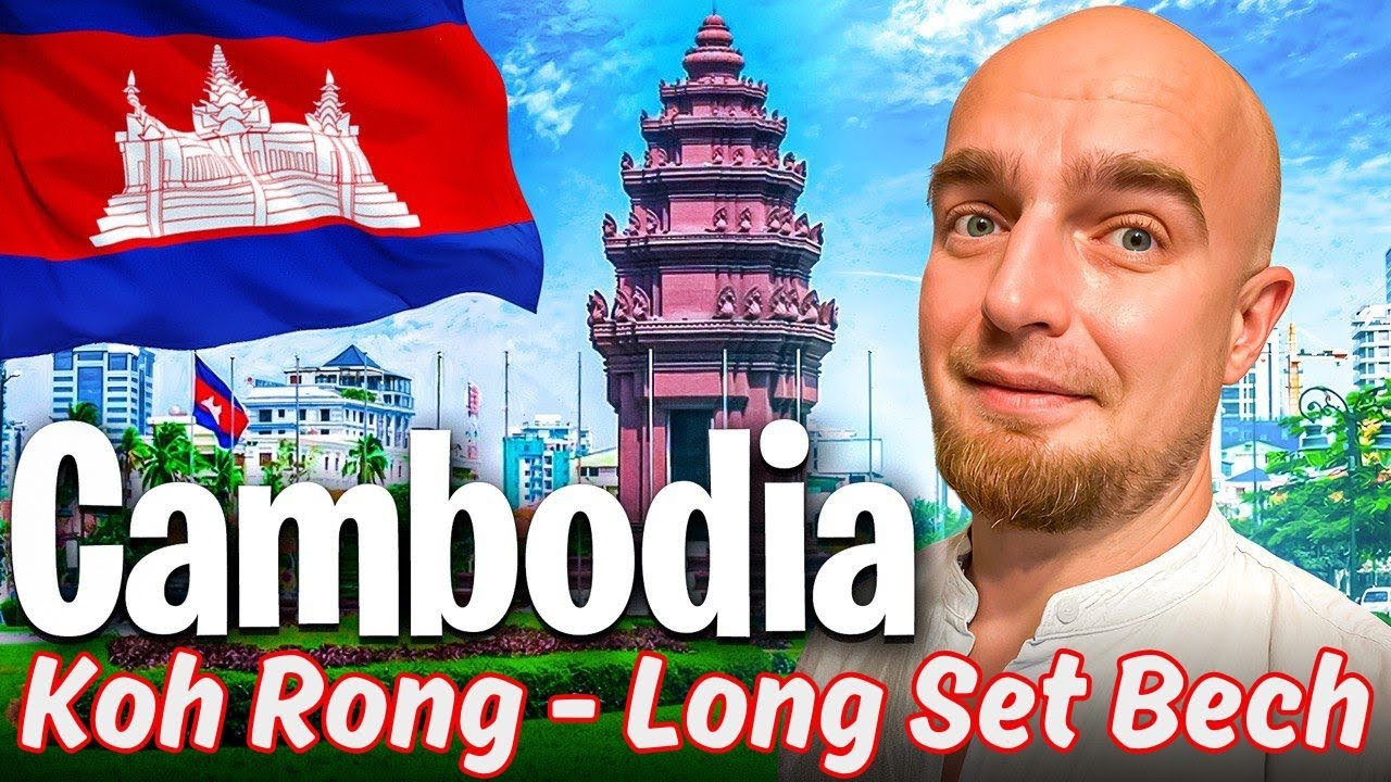 Kambodża - Wyspa KOH RONG - Long Set Beach Mini VLOG ✅