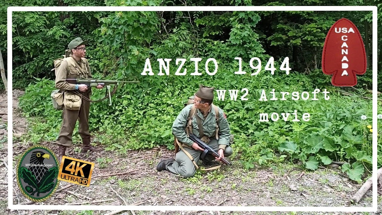 WW2 Italy ANZIO 1944 ( WW2 airsoft reenactment CZ ) 4K