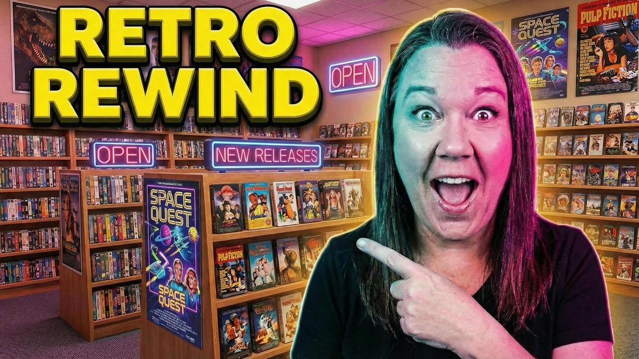 Running a 90s Video Store is PURE CHAOS Day 2 (Retro Rewind)