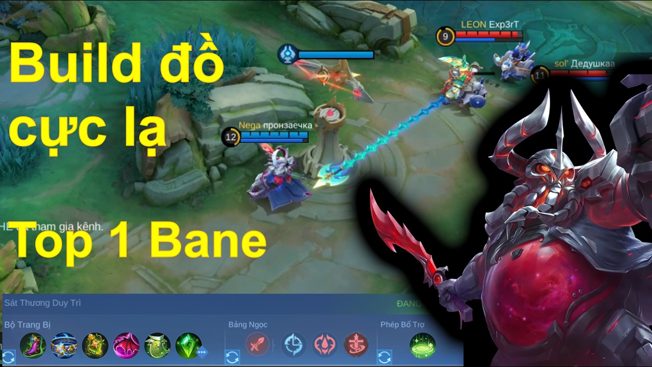 MLBB| Build đồ cực lạ: TOP 1 Global BANE | Gonsi Ần
