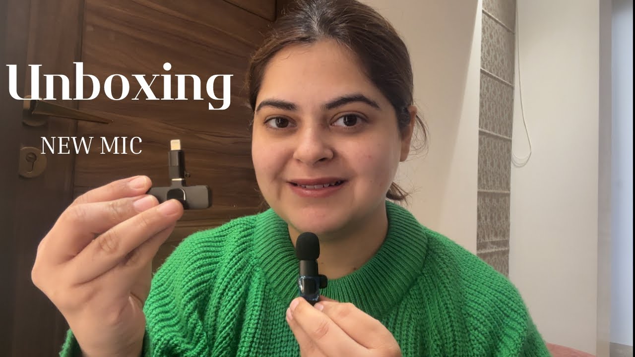 UNBOXING MY NEW MIC | FIRST IMPRESSIONS | HOW TO USE NEW MIC 