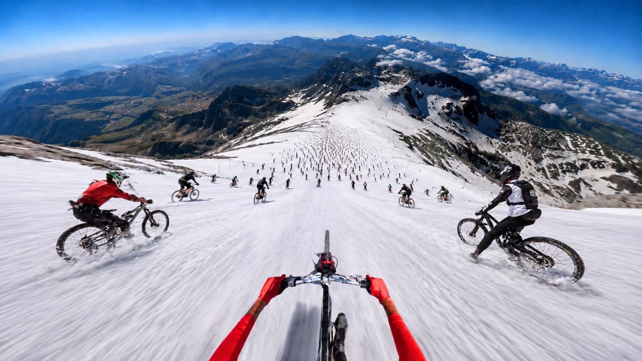 I Raced 400 Riders Down This INSANE Mountain!