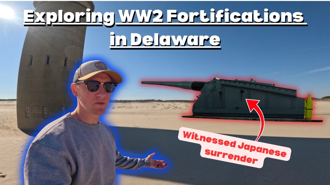 Exploring WWII Fortifications and Hot Tent Camping on the Coast of Delaware!