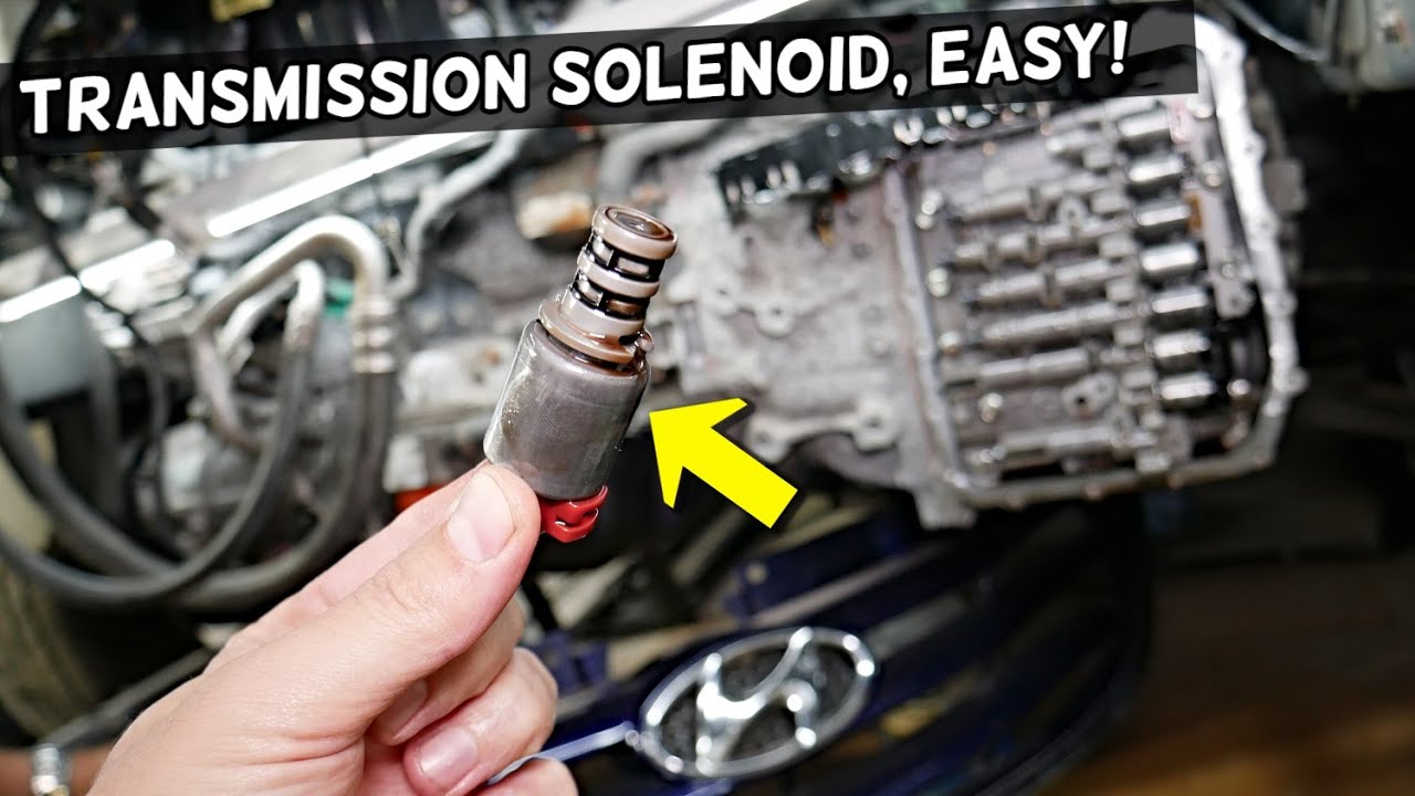 КАК ЗАМЕНИТЬ СОЛЕНОИД ТРАНСМИССИИ HYUNDAI SONATA ELANTRA SANTA FE TUCSON ACCENT VELOSTER