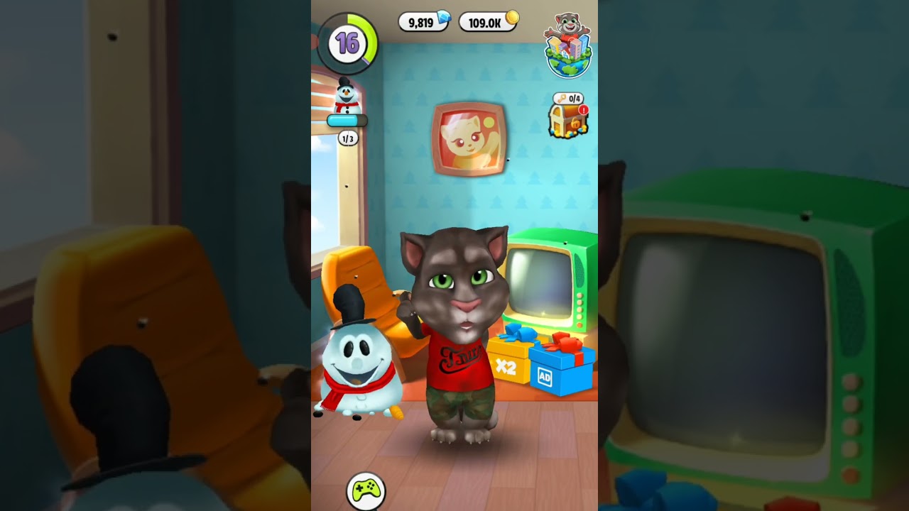 Talking tom gameplay