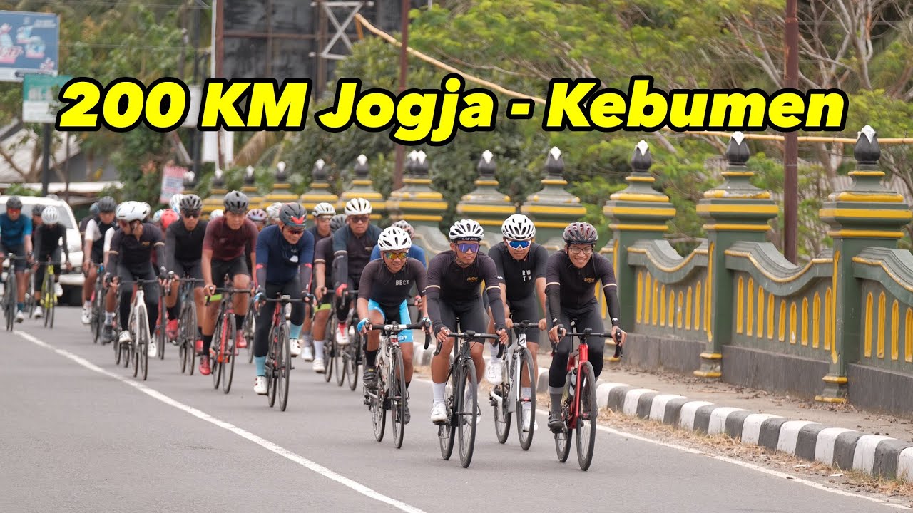 GOWES 200 KM JOGJA KEBUMEN JOGJA - SATE AMBAL CYCLING RIDE
