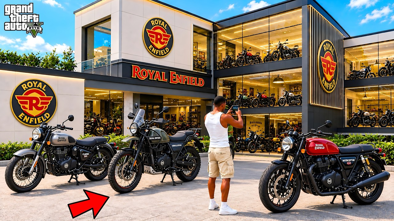 Franklin Brings Royal Enfield to His NEW Dealership ! in Telugu