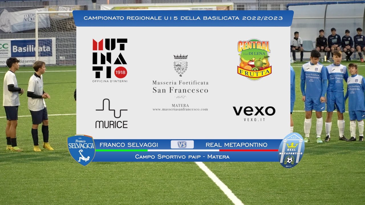 U15 Highlights - Franco Selvaggi Matera 6-1 Real Metapontino
