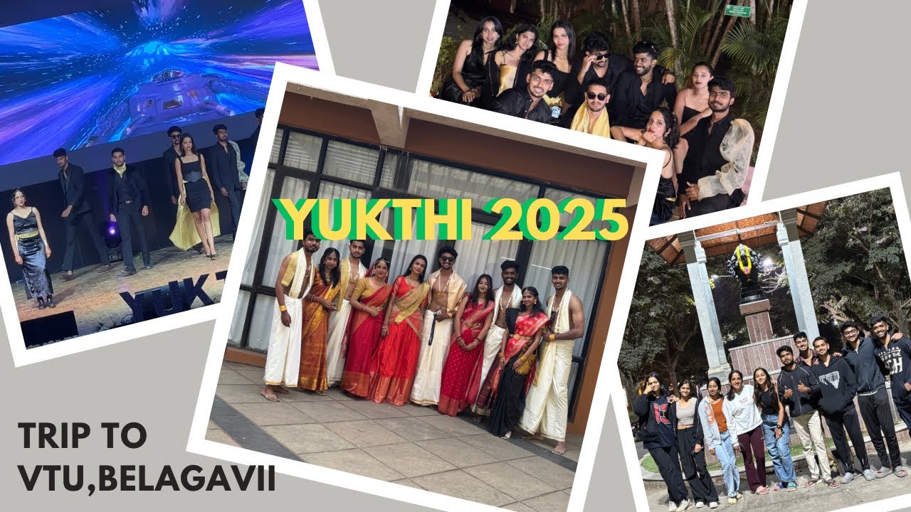 Fashion show | Vtu belagavi | Yukthi 2025 | Fashion team | Niru Gunnal vlogs